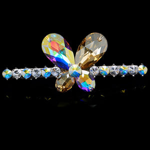 Barrette "Fairy Moth II" with Swarovski™ crystals