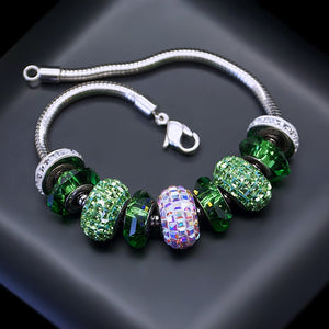 Bracelet "BeCharmed Pavé" with Swarovski™ beads
