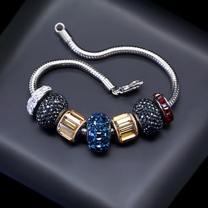 Bracelet "BeCharmed Pavé Mini VI" with Swarovski™ beads